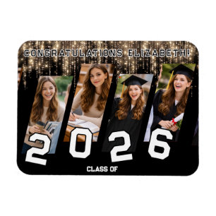 Magnet Flexible Cadeau de fin d'études personnalisé avec collage d