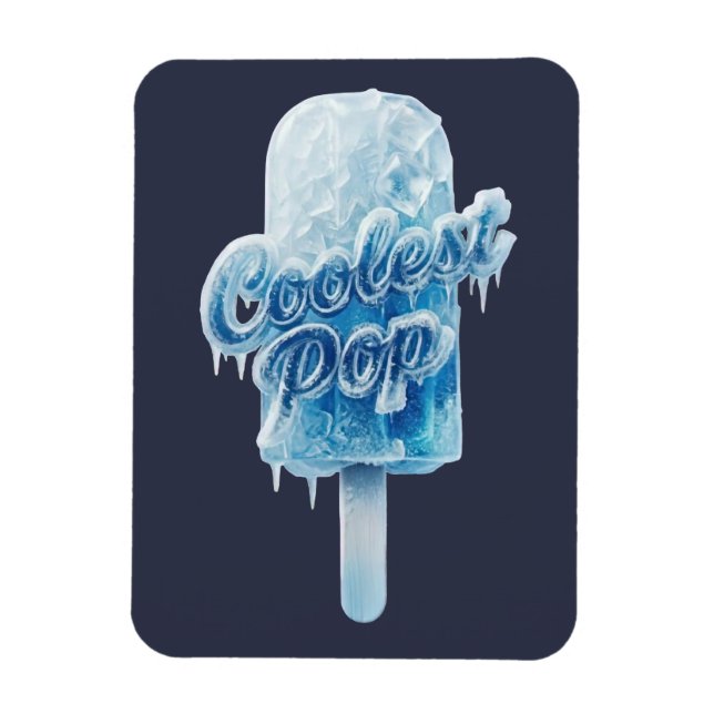 Magnet Flexible Cadeau de la fête des pères le plus cool pour papa (Vertical)