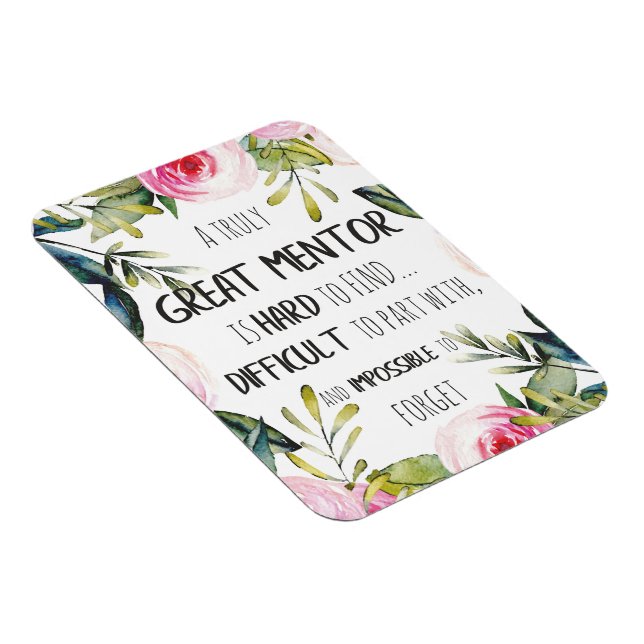 Magnet Flexible Cadeau de mentor vraiment génial Citation d'appréc (Côté Droit)