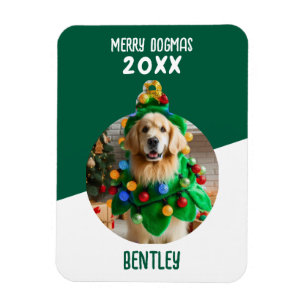Magnet Flexible Cadeau de Noël personnalisé avec photo de chien Me