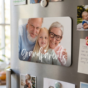 Magnet Flexible Cadeau de photo personnalisé avec texte 'Les grand