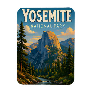 Magnet Flexible Cadeau de randonnée dans le parc national de Yosem
