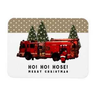 Magnet Flexible Cadeau de vacances drôle de pompier