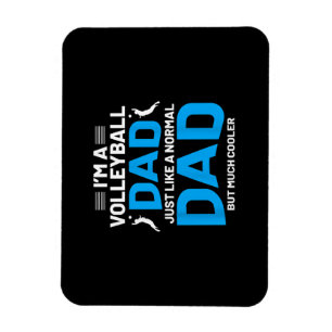 Magnet Flexible Cadeau de volley-ball drôle et mignon pour papas e