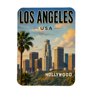 Magnet Flexible Cadeau de voyage de style de vie de luxe à Los Ang