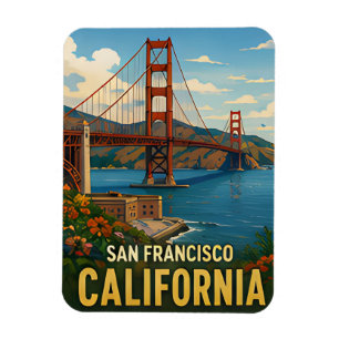 Magnet Flexible Cadeau de voyage San Francisco Californie