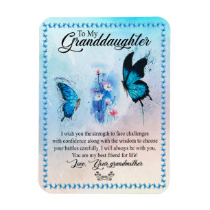 Magnet Flexible Cadeau Grandgirl   Love Grand-mère Famille Groupe