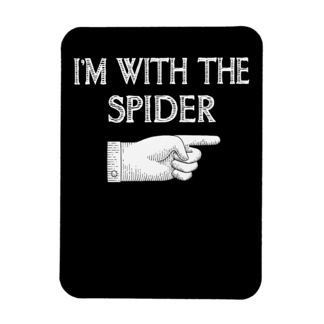Magnet Flexible Cadeau Spider | I'm With The Spider Costume Matchi (Vertical)