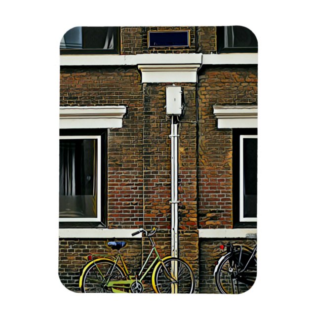 Magnet Flexible Cadeaux cyclables vintages (Vertical)