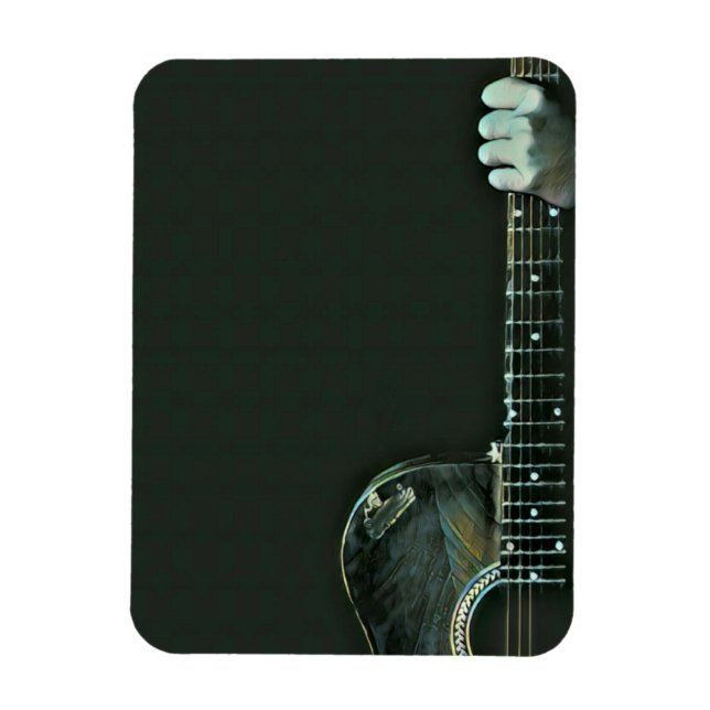 Magnet Flexible Cadeaux de basse guitariste (Vertical)