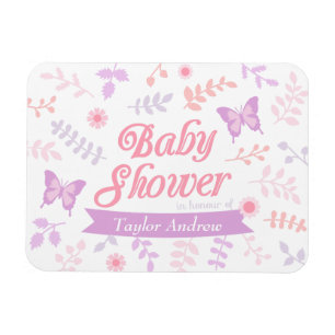 Magnet Flexible Cadeaux de fête élégants pour Baby Shower papillon