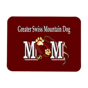 Magnet Flexible Cadeaux de la Grande Suisse Mountain Chien Maman