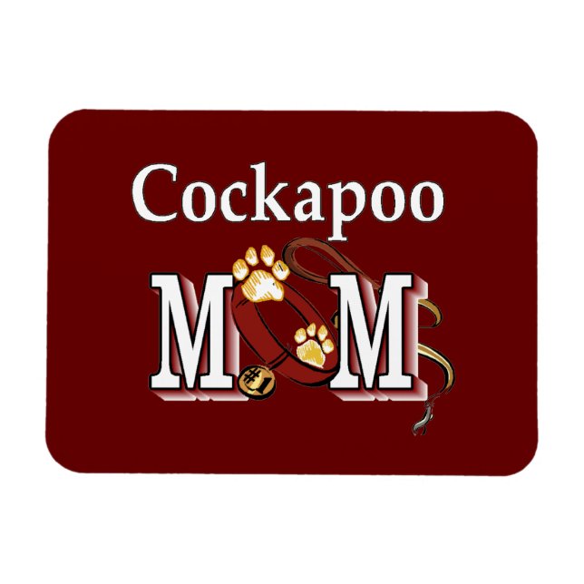 Magnet Flexible Cadeaux de maman Cockapoo (Horizontal)