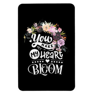 Magnet Flexible Cadeaux de Mariage   Vous Faites Mon Cœur Fleurir