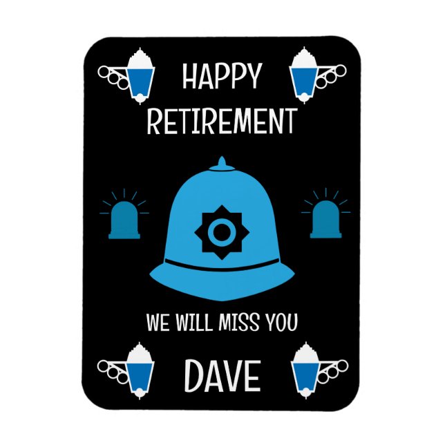 Magnet Flexible Cadeaux Et Accessoires De Police Britannique (Vertical)