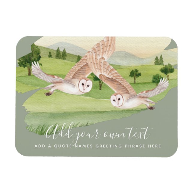 Magnet Flexible CADEAUX OWL - Personnalisés (Horizontal)