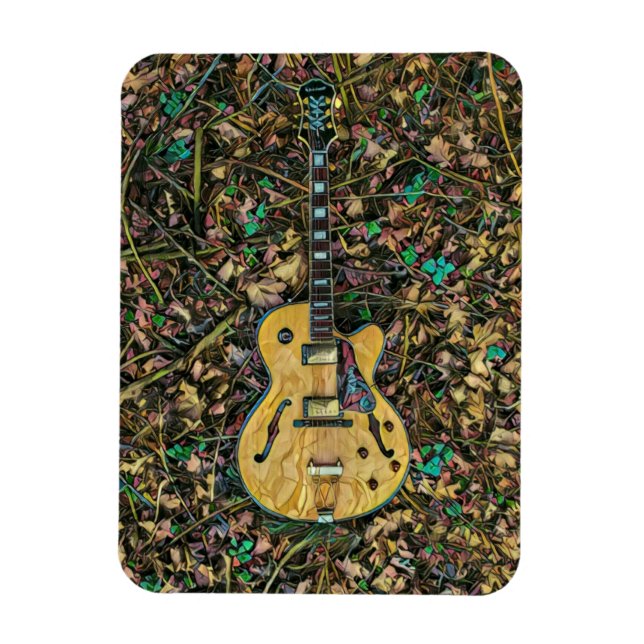 Magnet Flexible Cadeaux pour guitariste (Vertical)