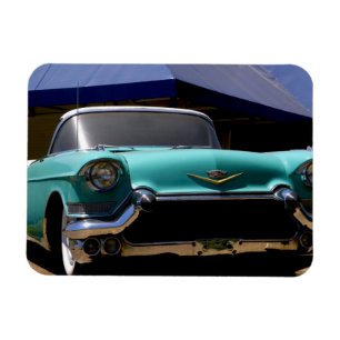 Magnet Flexible Cadillac vert d'Elvis Presley convertible en