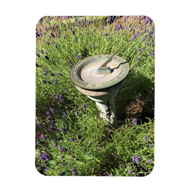 Magnet Flexible Cadran solaire en Lavender (Vertical)