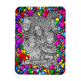 Magnet Flexible Cadre Ballons colorés Créez votre propre photo
