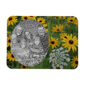 Magnet Flexible Cadre de champs Susan Eyed Noir Ajouter votre phot