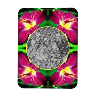 Magnet Flexible Cadre de fleurs journalières Créez votre propre ph