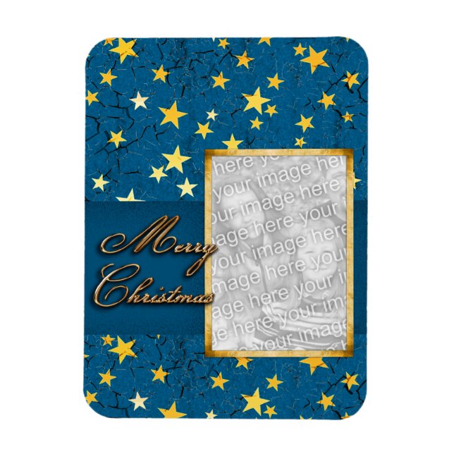 Magnet Flexible Cadre photo de Noël personnalisable (Vertical)