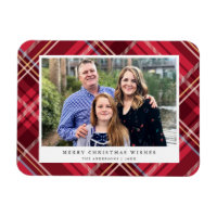 Cadre Plaid Classique Rouge Tartan | Photo de vaca
