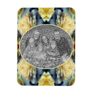 Magnet Flexible Cadres de gouttes de rose jaune Ajouter votre prop