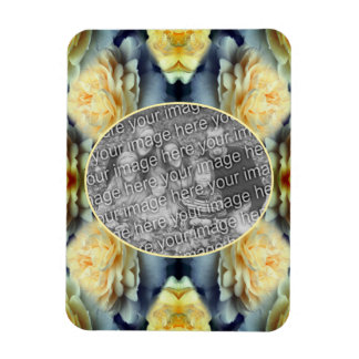 Magnet Flexible Cadres de gouttes de rose jaune Créez votre propre