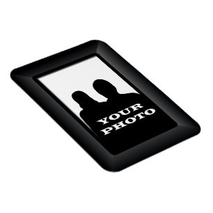 Magnet Flexible Cadres noirs Votre Modèle d'aimant Photo Premium