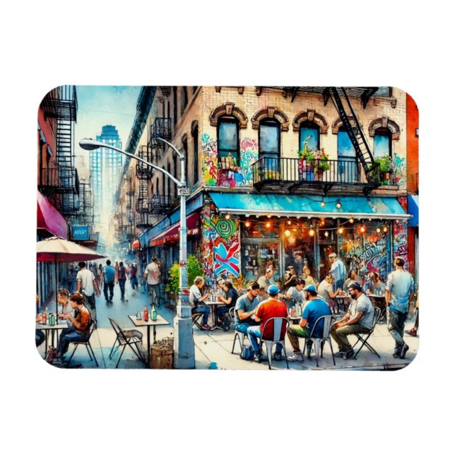 Magnet Flexible Café à New York Bronx (Horizontal)
