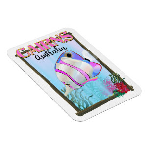 Magnet Flexible Cairns Australia poster de vacances