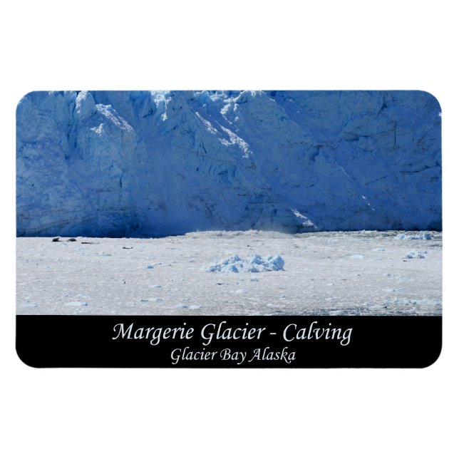 Magnet Flexible Calcul du glacier Margerie/Baie des Glaciers Alask (Horizontal)