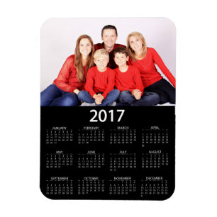 Magnet Flexible Calendrier 2017 moderne de photo