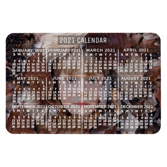 Magnet Flexible Calendrier 2021 (Voir la description pour la nouve (Horizontal)