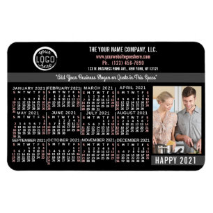 Magnet Flexible Calendrier 2021 (Voir la description pour la nouve