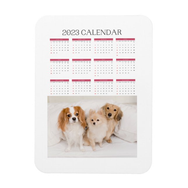 Magnet Flexible calendrier 2023 (Vertical)