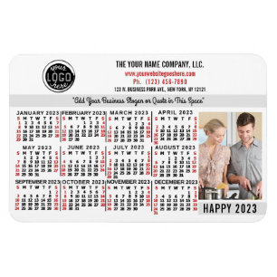 Magnet Flexible Calendrier 2023 (Voir la description pour la versi