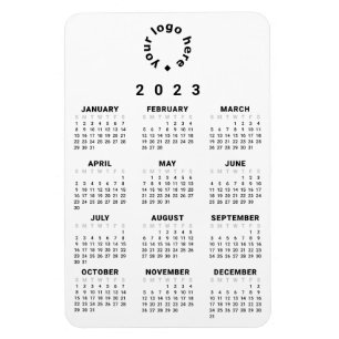 Magnet Flexible Calendrier At-A-Glance 2023 avec logo personnalisé