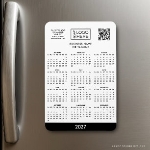 Magnet Flexible Calendrier Logo Entreprise 2027