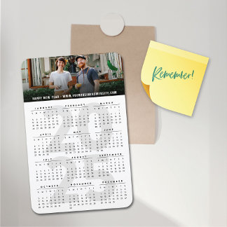 Magnet Flexible Calendrier moderne 2023 Simple photo de la nouvell