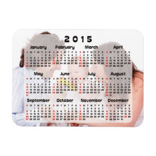 Magnet Flexible Calendrier personnalisé + votre propre photo / bac