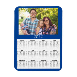 Magnet Flexible Calendrier photo personnalisé 2022 Mini aimant