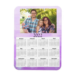 Magnet Flexible Calendrier photo personnalisé miniature 2022