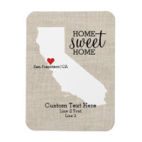 California State Love Home Sweet Home Carte person