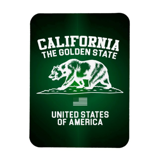 Magnet Flexible California The Golden State (Vertical)