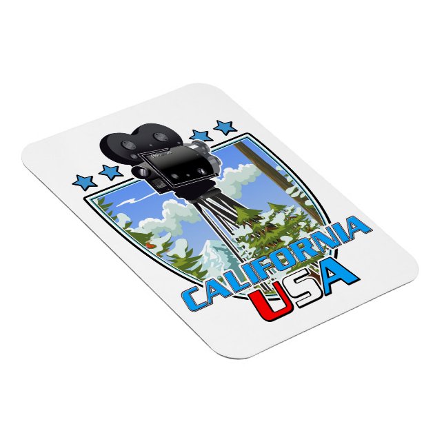 Magnet Flexible Californie États-Unis (Côté Droit)