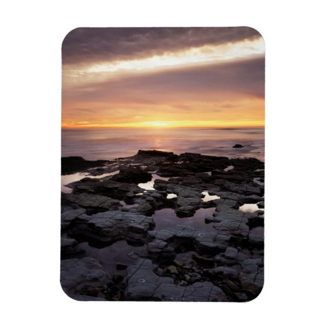 Magnet Flexible Californie, San Diego, Sunset Cliffs, Sunset 6 (Vertical)