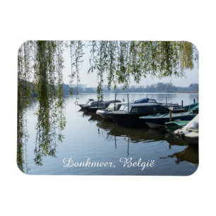 Magnet Flexible Calme matin de printemps, Donk Lake Belgique 